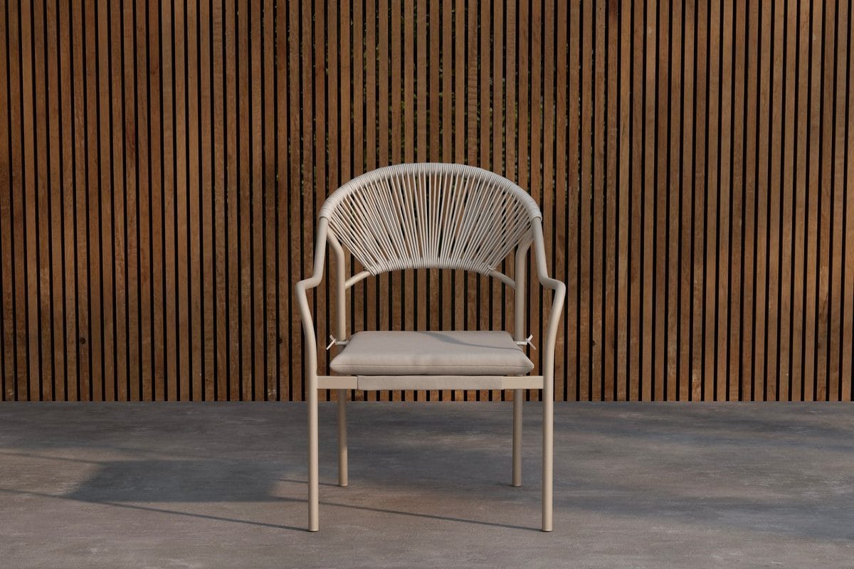 Paros spisestol utendørs - Beige