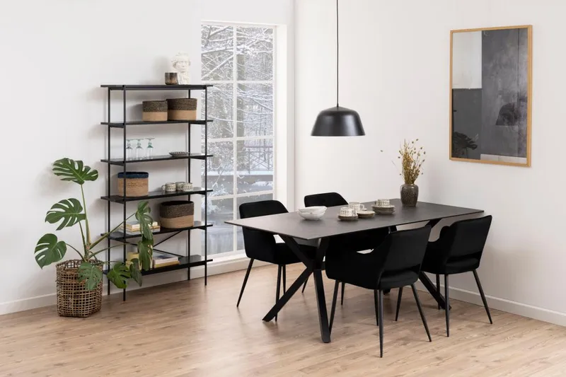 Pelaw Lenestol - Svart - Møbler - Stoler & lenestoler - Spisestuestoler & kjøkkenstoler