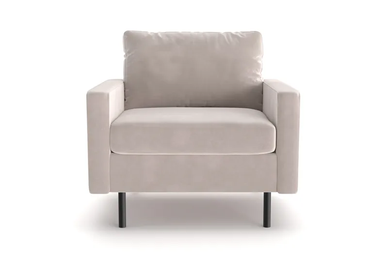 Peppe Manchester Lenestol 76 cm bred - Beige - Møbler - Stoler & lenestoler - Lenestoler - Klubblenestol