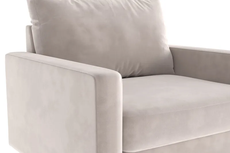 Peppe Manchester Lenestol 76 cm bred - Beige - Møbler - Stoler & lenestoler - Lenestoler