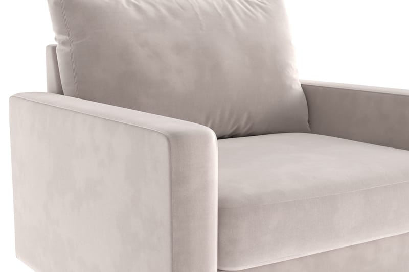 Peppe Manchester Lenestol 76 cm bred - Beige - Møbler - Stoler & lenestoler - Lenestoler - Klubblenestol