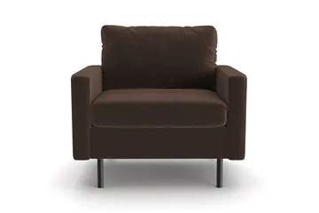 Peppe Manchester Lenestol 76 cm bred - Brun - Møbler - Stoler & lenestoler - Lenestoler - Klubblenestol