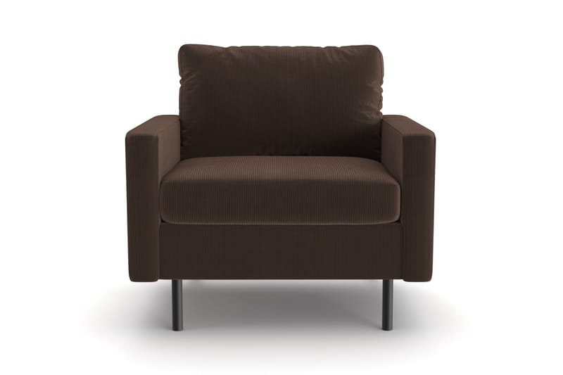 Peppe Manchester Lenestol 76 cm bred - Brun - Møbler - Stoler & lenestoler - Lenestoler - Klubblenestol