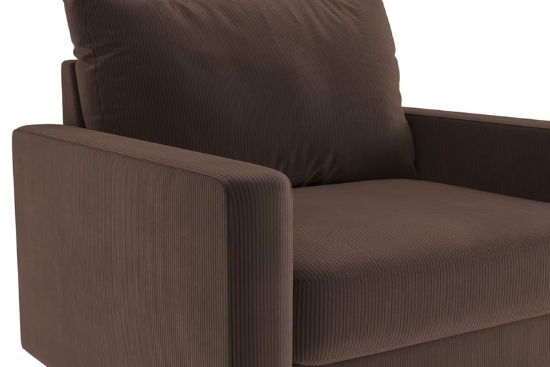 Peppe Manchester Lenestol 76 cm bred - Brun - Møbler - Stoler & lenestoler - Lenestoler - Klubblenestol