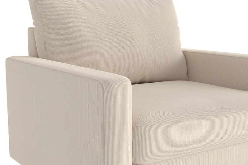 Peppe Manchester Lenestol 76 cm bred - Greige - Møbler - Stoler & lenestoler - Lenestoler - Klubblenestol