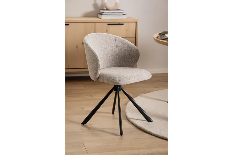 Ranu Spisestol - Beige - Møbler - Stoler & lenestoler - Spisestuestoler & kjøkkenstoler