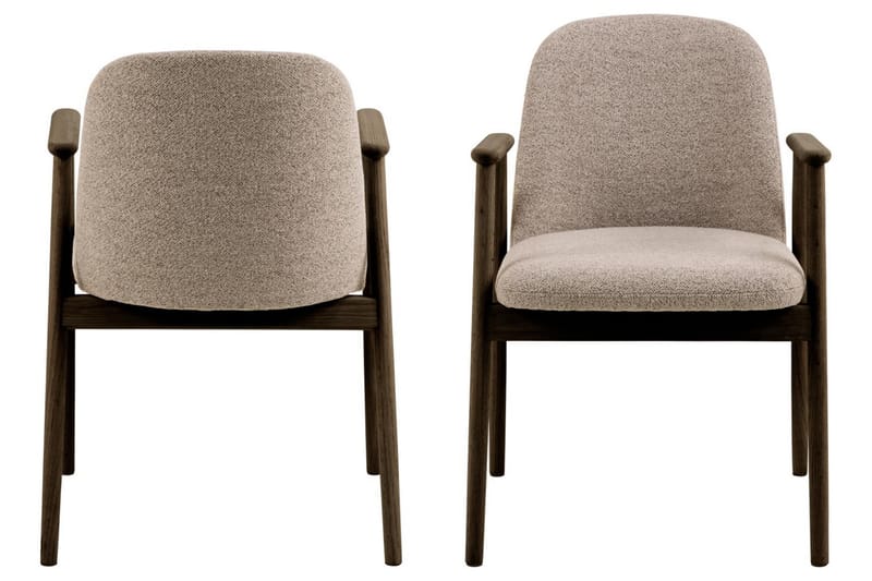 Reciclar Spisestol - Mørk brun/Greige - Møbler - Stoler & lenestoler - Spisestuestoler & kjøkkenstoler