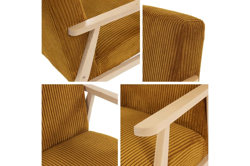 Retro Lenestol - Beige - Møbler - Stoler & lenestoler - Lenestoler