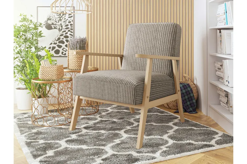 Retro Lenestol - Beige - Møbler - Stoler & lenestoler - Lenestoler