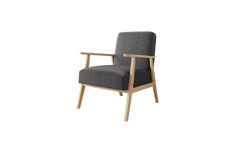 Retro Lenestol - Grå - Møbler - Stoler & lenestoler - Lenestoler