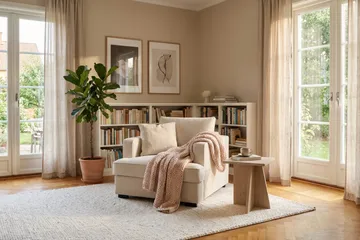 Rossita ekstra dyp lenestol - Beige - Møbler - Stoler & lenestoler - Lenestoler