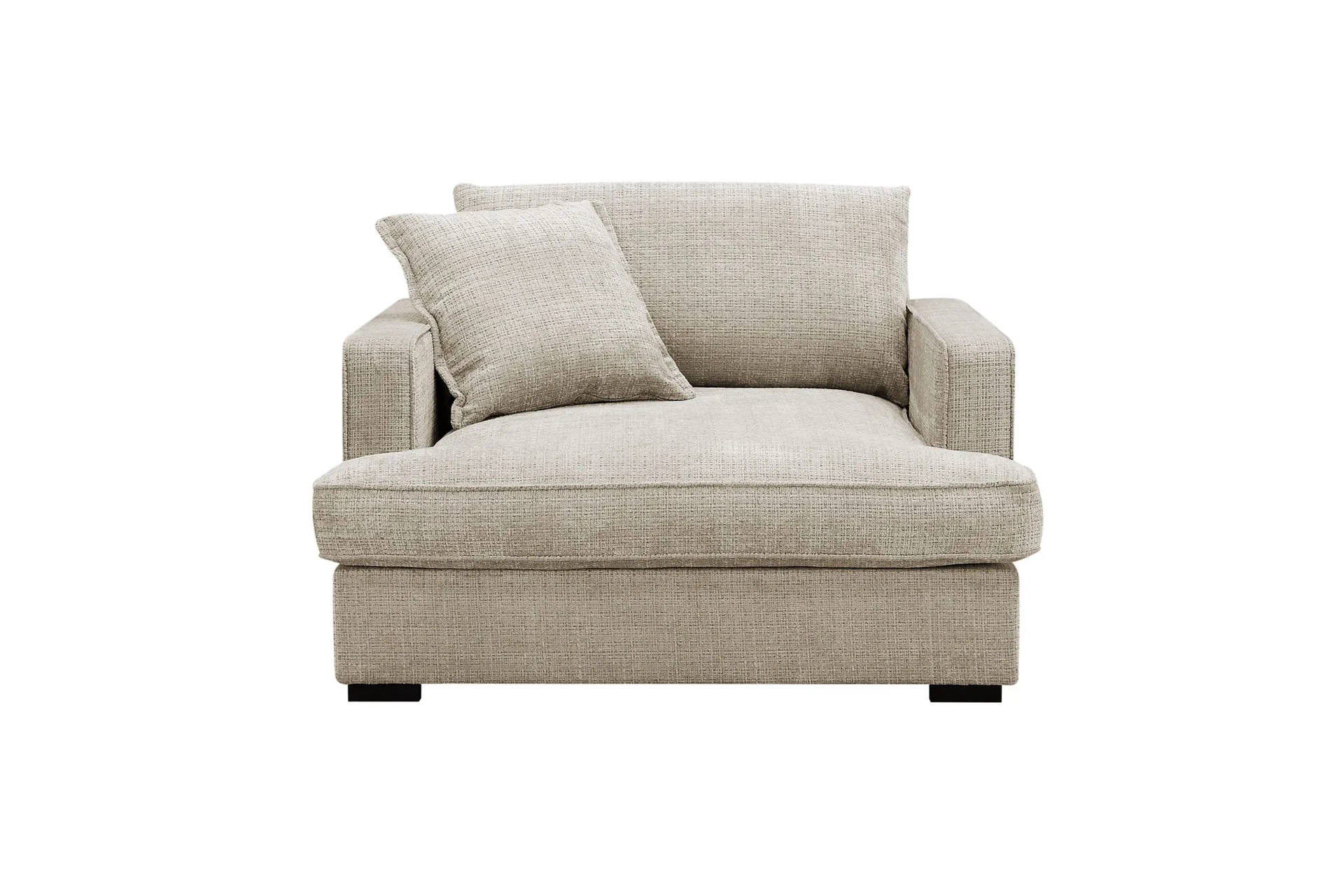 Rossita lyx Ekstra dyp Lenestol - Beige Chenille