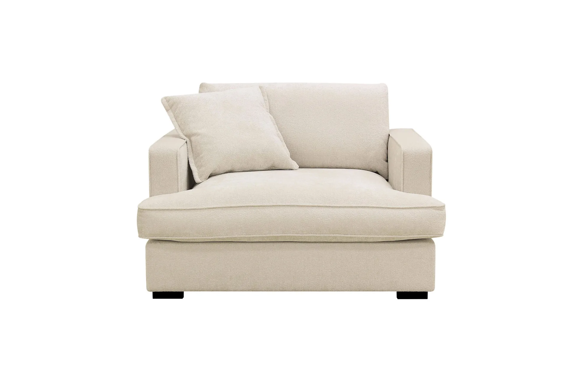 Rossita lyx Ekstra dyp Lenestol - Beige Chenille