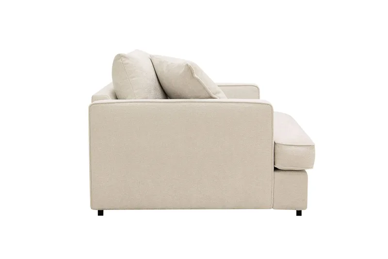 Rossita lyx Ekstra dyp Lenestol - Beige Chenille - Møbler - Stoler & lenestoler - Lenestoler