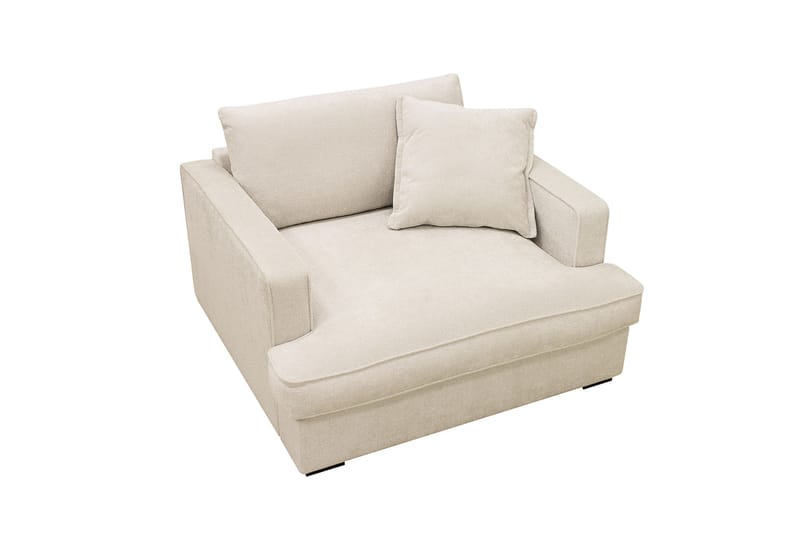 Rossita lyx Ekstra dyp Lenestol - Beige Chenille - Møbler - Stoler & lenestoler - Lenestoler