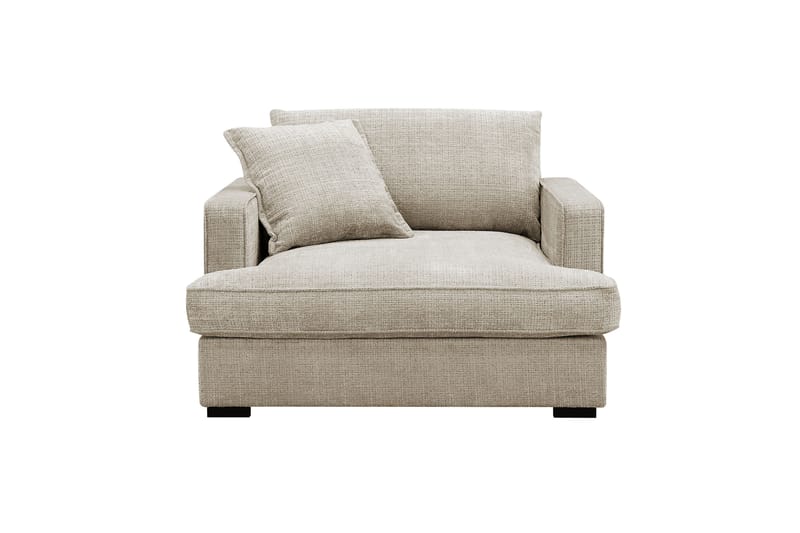 Rossita lyx Ekstra dyp Lenestol - Beige Chenille - Møbler - Stoler & lenestoler - Lenestoler