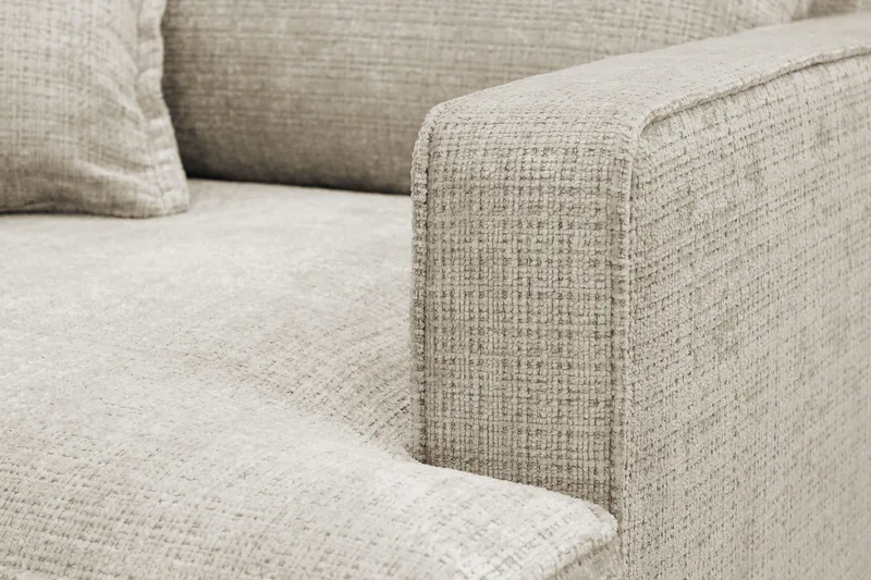 Rossita lyx Ekstra dyp Lenestol - Beige Chenille - Møbler - Stoler & lenestoler - Lenestoler