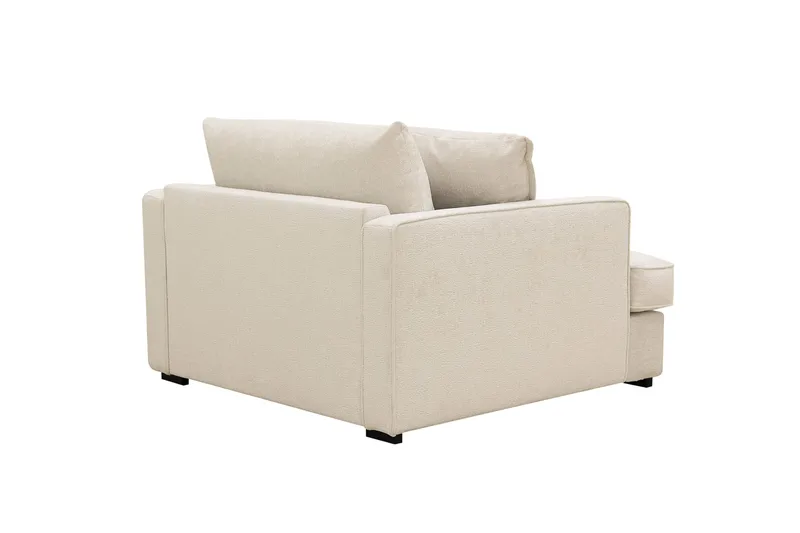 Rossita lyx Ekstra dyp Lenestol - Beige Chenille - Møbler - Stoler & lenestoler - Lenestoler