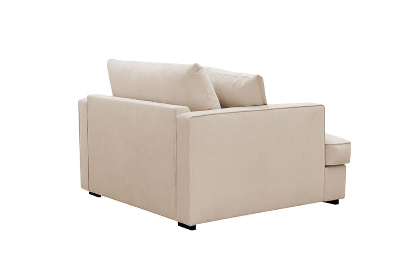 Rossita lyx Ekstra dyp Lenestol - Beige Kordfløyel - Møbler - Stoler & lenestoler - Lenestoler