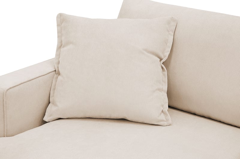 Rossita lyx Ekstra dyp Lenestol - Beige Kordfløyel - Møbler - Stoler & lenestoler - Lenestoler