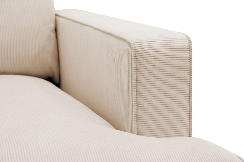 Rossita lyx Ekstra dyp Lenestol - Beige Kordfløyel - Møbler - Stoler & lenestoler - Lenestoler