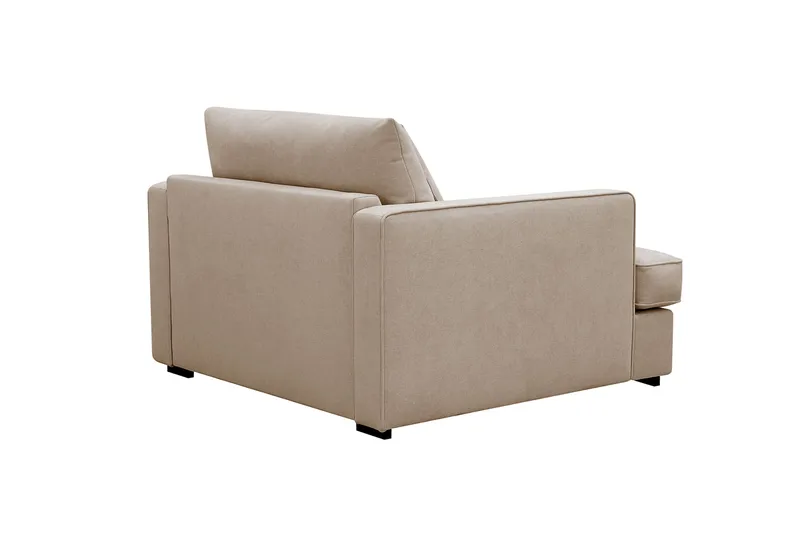 Rossita lyx Ekstra dyp Lenestol - Beige Stoff - Møbler - Stoler & lenestoler - Lenestoler