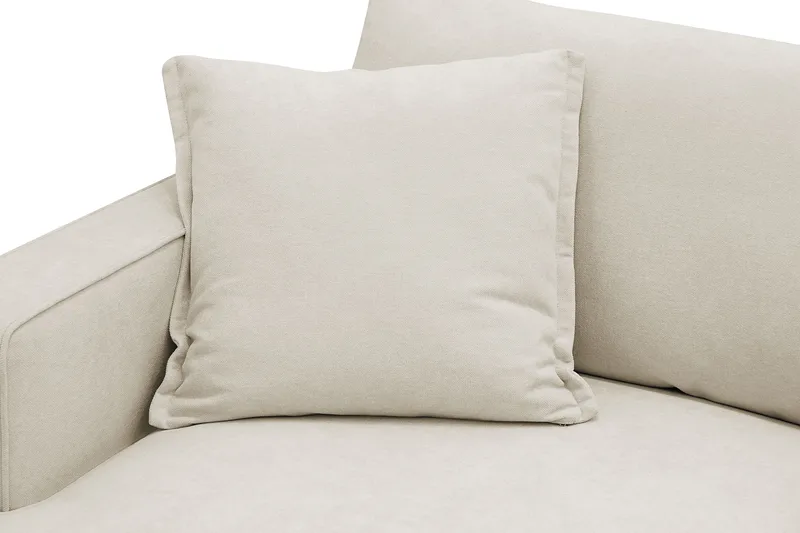 Rossita lyx Ekstra dyp Lenestol - Beige Stoff - Møbler - Stoler & lenestoler - Lenestoler