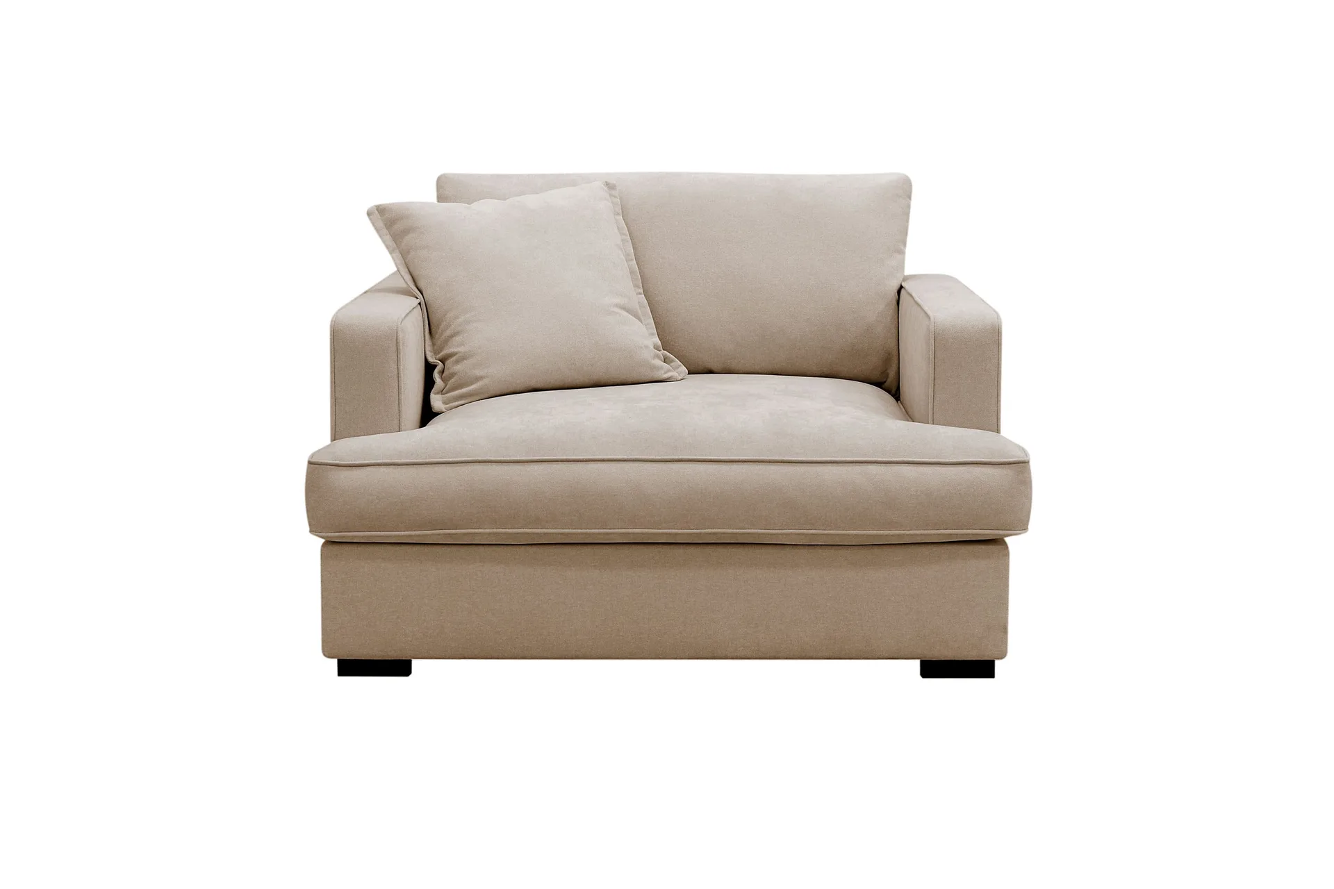 Rossita lyx Ekstra dyp Lenestol - Beige Stoff