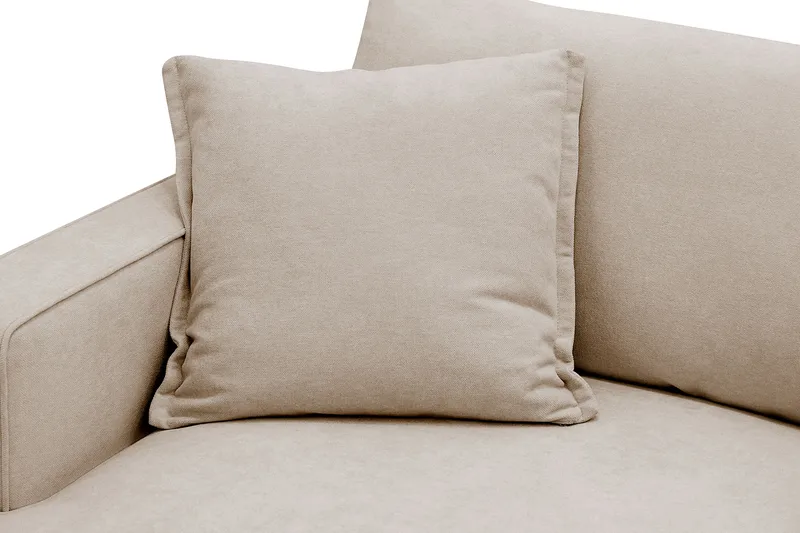 Rossita lyx Ekstra dyp Lenestol - Beige Stoff - Møbler - Stoler & lenestoler - Lenestoler