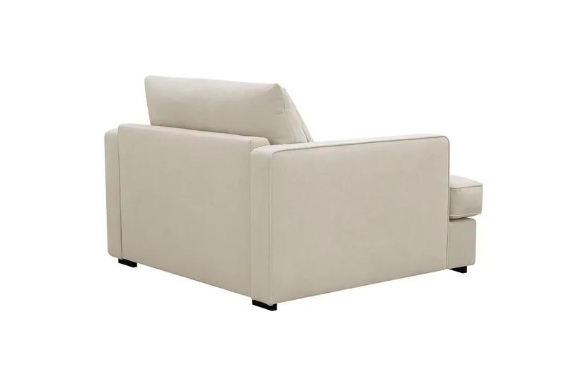 Rossita lyx Ekstra dyp Lenestol - Beige Stoff - Møbler - Stoler & lenestoler - Lenestoler