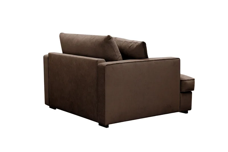 Rossita lyx Ekstra dyp Lenestol - Brun Kordfløyel - Møbler - Stoler & lenestoler - Lenestoler