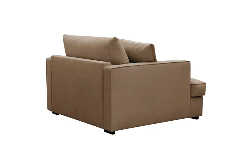 Rossita lyx Ekstra dyp Lenestol - Brun Kordfløyel - Møbler - Stoler & lenestoler - Lenestoler