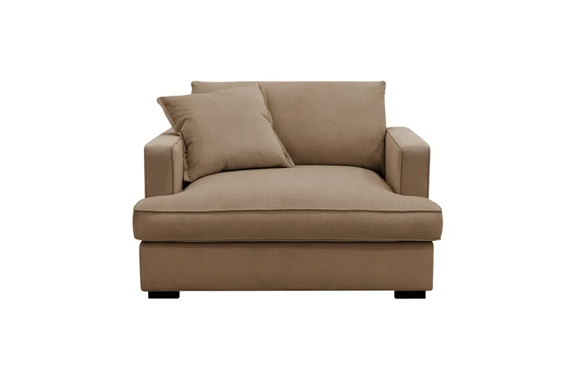 Rossita lyx Ekstra dyp Lenestol, Brun Kordfløyel