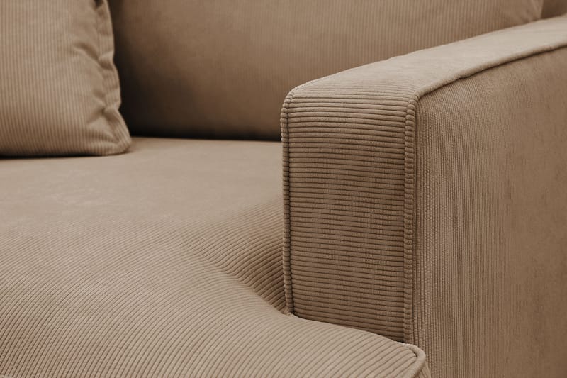 Rossita lyx Ekstra dyp Lenestol - Brun Kordfløyel - Møbler - Stoler & lenestoler - Lenestoler