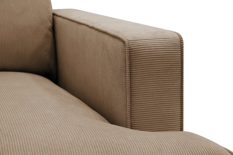 Rossita lyx Ekstra dyp Lenestol - Brun Kordfløyel - Møbler - Stoler & lenestoler - Lenestoler