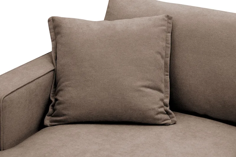 Rossita lyx Ekstra dyp Lenestol - Brun Stoff - Møbler - Stoler & lenestoler - Lenestoler