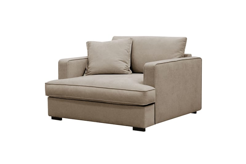 Rossita lyx Ekstra dyp Lenestol - Brun Stoff - Møbler - Stoler & lenestoler - Lenestoler