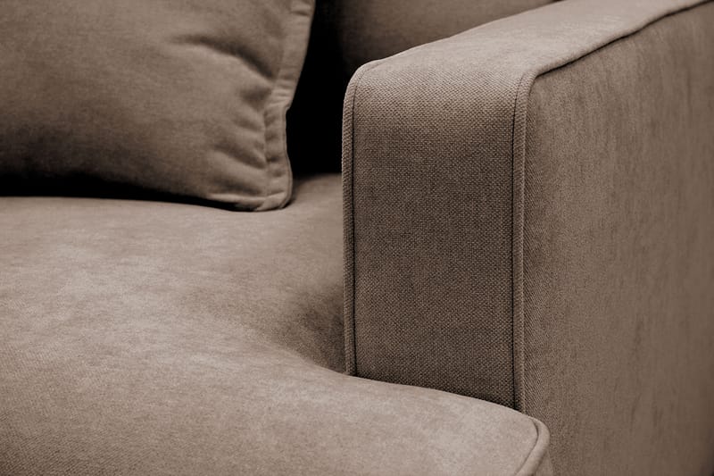 Rossita lyx Ekstra dyp Lenestol - Brun Stoff - Møbler - Stoler & lenestoler - Lenestoler