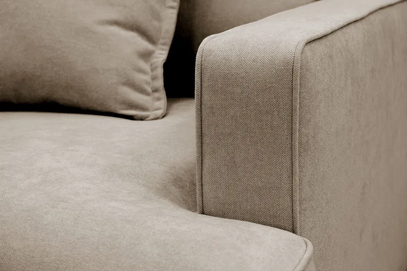 Rossita lyx Ekstra dyp Lenestol - Brun Stoff - Møbler - Stoler & lenestoler - Lenestoler