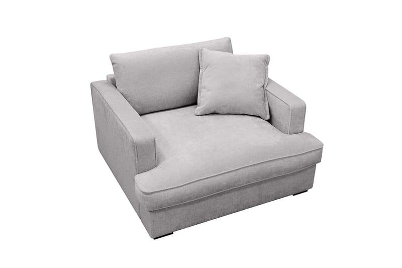 Rossita lyx Ekstra dyp Lenestol - Grå Chenille - Møbler - Stoler & lenestoler - Lenestoler