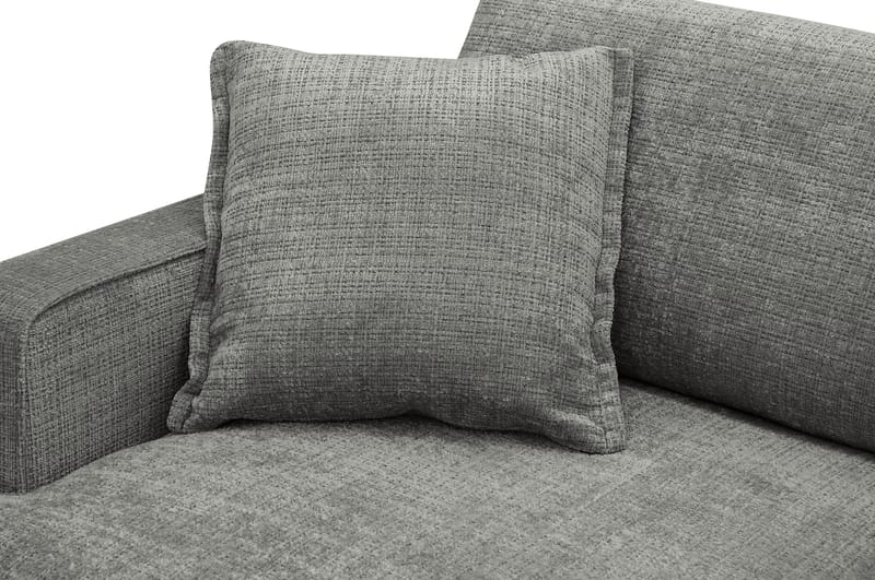 Rossita lyx Ekstra dyp Lenestol - Grå Chenille - Møbler - Stoler & lenestoler - Lenestoler