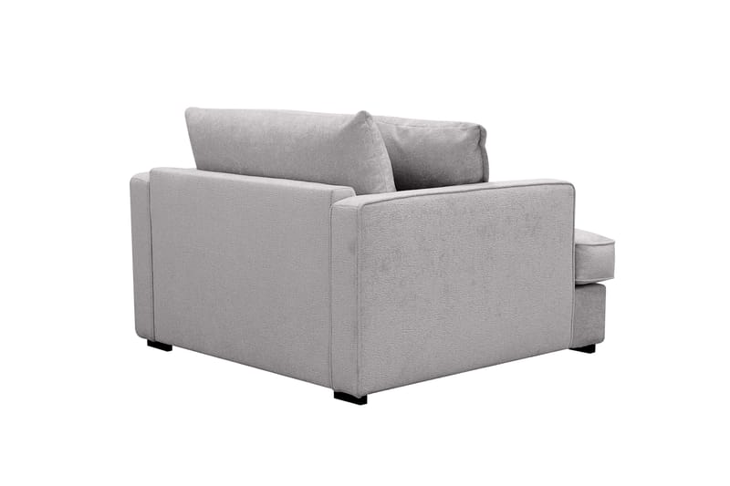 Rossita lyx Ekstra dyp Lenestol - Grå Chenille - Møbler - Stoler & lenestoler - Lenestoler