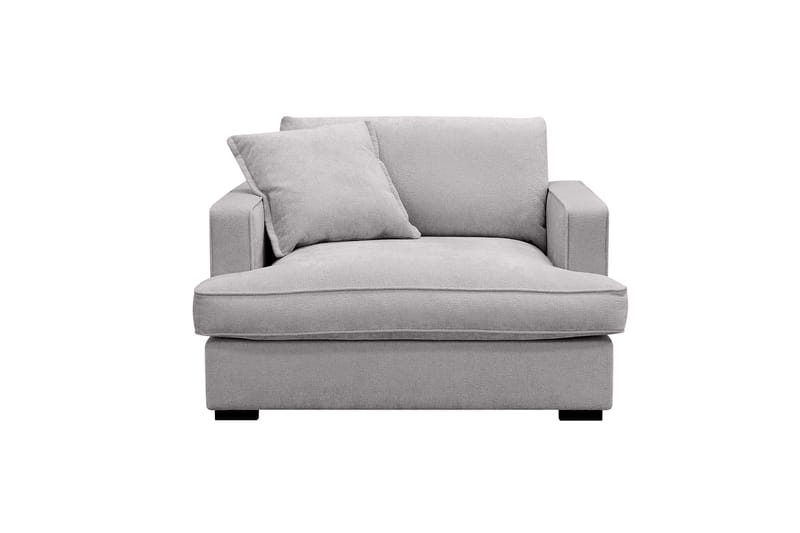 Rossita lyx Ekstra dyp Lenestol - Grå Chenille - Møbler - Stoler & lenestoler - Lenestoler