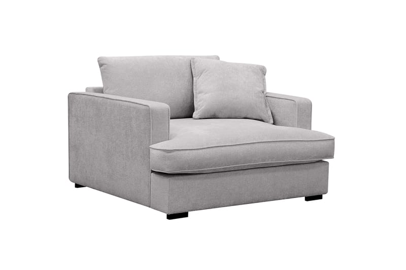 Rossita lyx Ekstra dyp Lenestol - Grå Chenille - Møbler - Stoler & lenestoler - Lenestoler