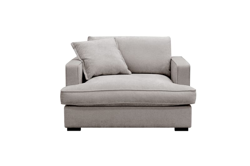 Rossita lyx Ekstra dyp Lenestol - Grå/Brun Chenille - Møbler - Stoler & lenestoler - Lenestoler