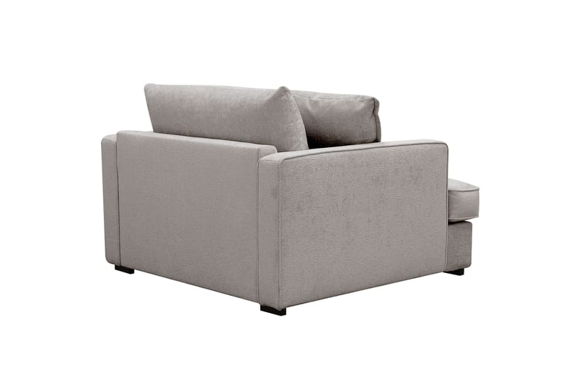 Rossita lyx Ekstra dyp Lenestol - Grå/Brun Chenille - Møbler - Stoler & lenestoler - Lenestoler