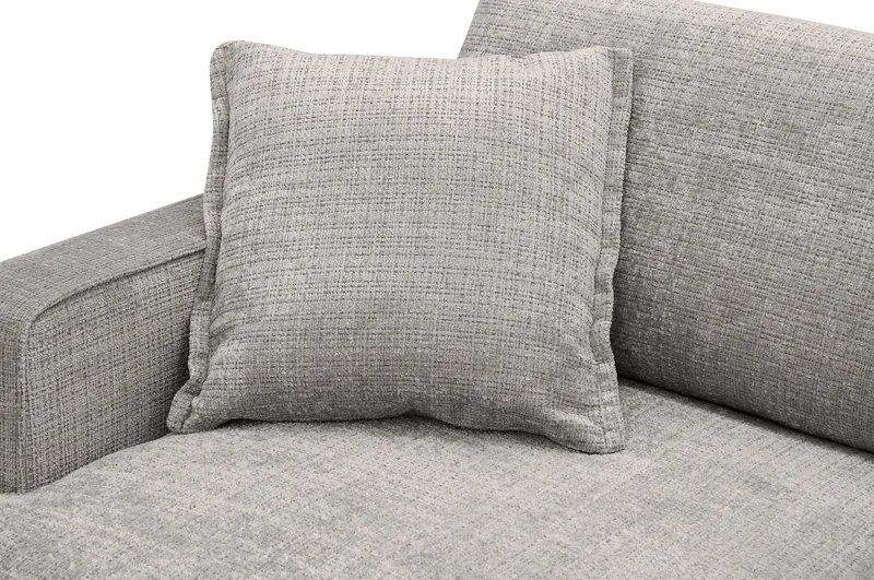 Rossita lyx Ekstra dyp Lenestol - Lysegrå Chenille - Møbler - Stoler & lenestoler - Lenestoler