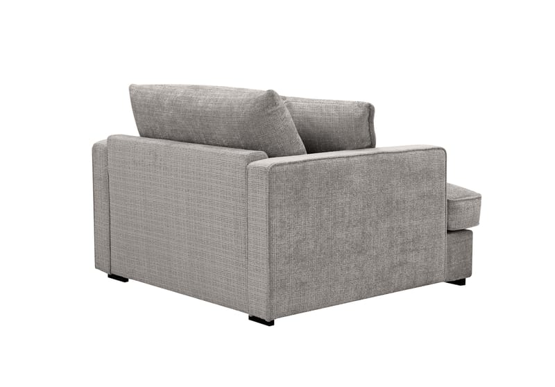 Rossita lyx Ekstra dyp Lenestol - Lysegrå Chenille - Møbler - Stoler & lenestoler - Lenestoler