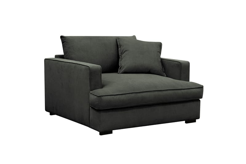 Rossita lyx Ekstra dyp Lenestol - Mørk grønn Kordfløyel - Møbler - Stoler & lenestoler - Lenestoler