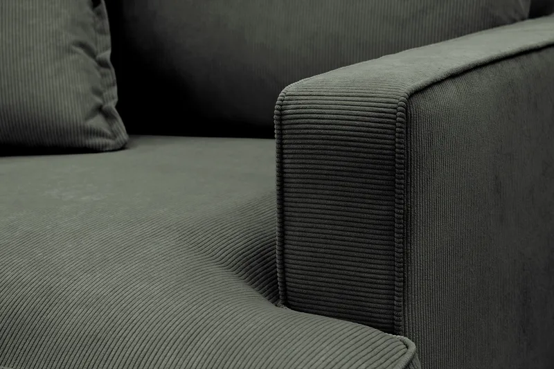 Rossita lyx Ekstra dyp Lenestol - Mørk grønn Kordfløyel - Møbler - Stoler & lenestoler - Lenestoler